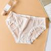Tenké průhledné dívčí vyhloubené spodní prádlo Malé Fresh Cross Mesh Triangle Kalhoty Dámské Krajkové Triangle Kalhoty Dámské