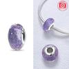 Authentic Certified Pink Glass Bead Blue Romantic Bead Charms Compatible With Bracelets Charm Bead Charms Copper Women Diy Jewellery Making