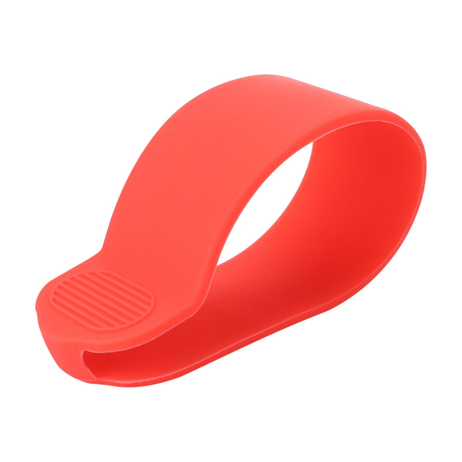 

Электрический скутер-ускоритель, силиконовый защитный рукав, чехол для циферблата на палец One Size красный