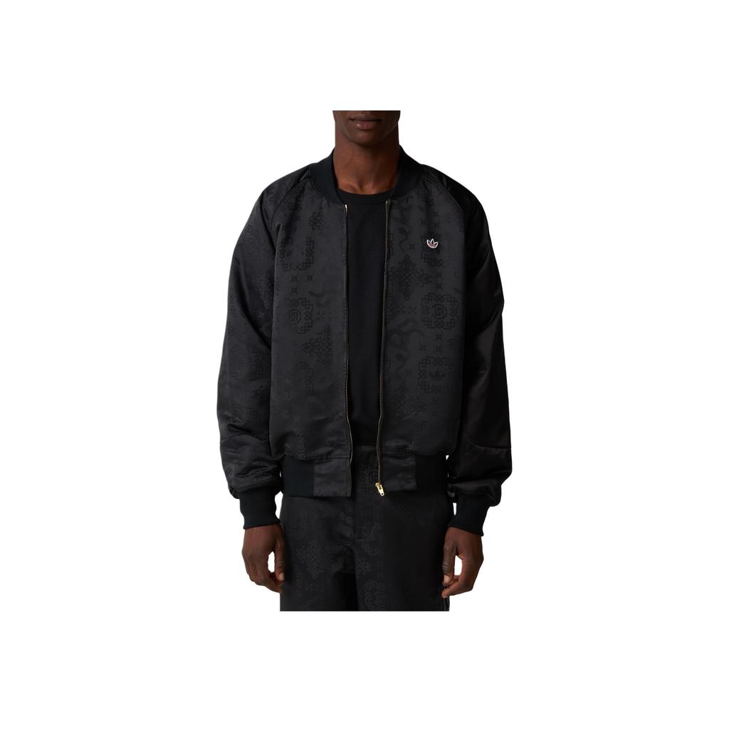 Adidas Originals X Edison Chen Kollaboration SS25 LNY SST CLOT Lässig Bequem Vielseitig Langarmjacke Herrenjacken Schwarz JD3543