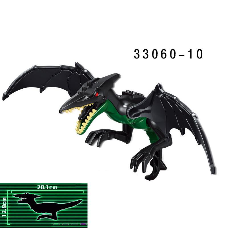 Big Dimension Assembled Construction Blocks Plaything Dinosaur World Triceratops Tyrannosaurus Children Animal Miniature Bricks Playthings for Boys