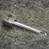 Fleischklopfer-Hammer, 19 cm, Haushalts-Aluminiumlegierung, Steak-Metallhammer, Küchenwerkzeug, robuster, langlebiger, doppelseitiger Fleischklopfer