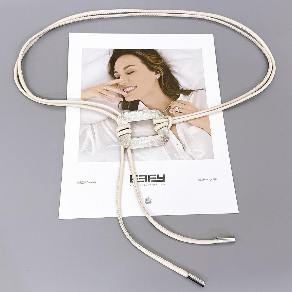 Elegant Ladies' Soft PU Leather Knot Belt for Dresses and Coats
