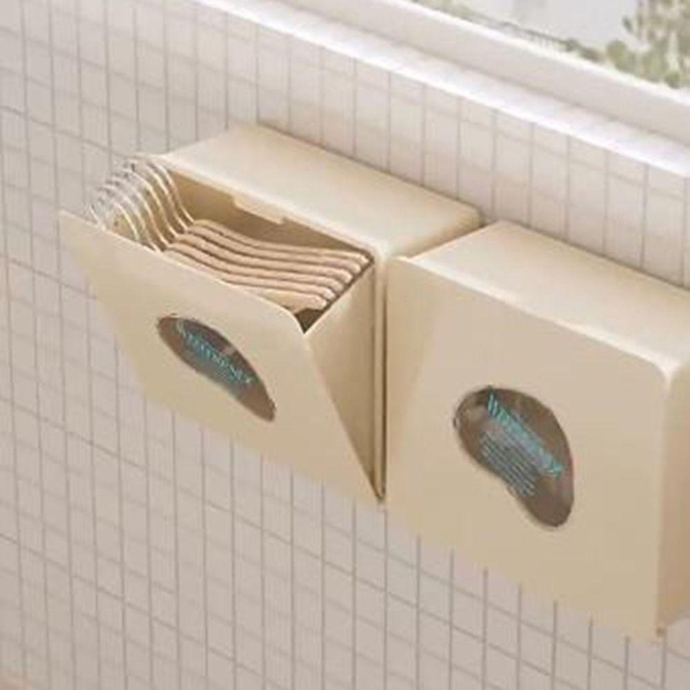 

Настенный ящик для хранения салфеток и нижнего белья Большая вместимость Органайзер для разных вещей Санитарно-гигиенические принадлежности