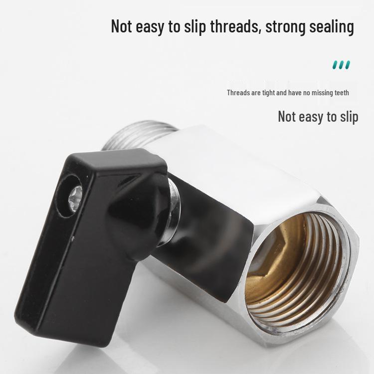 All-Copper Mini Ball Valve with Male/Female Threads, Pneumatic Micro Valve Sizes: 1/8", 1/4", 3/8", 1/2", 3/4".