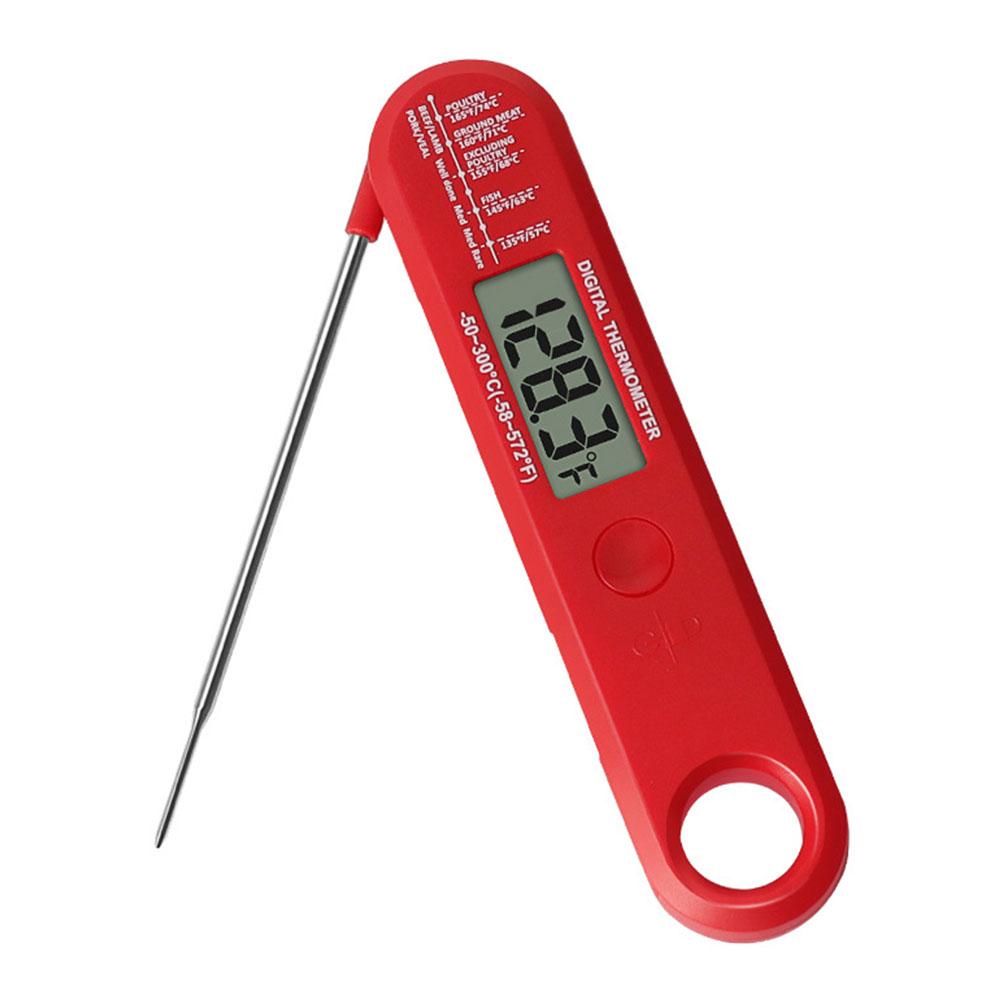Digital Cooking Thermometer with Foldable Probe Deep Fry Thermometer Oil Thermometer for Kitchen Outdoor Grilling and BBQ China Mainland