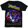 T-shirt a maniche corte da uomo Judas Priest Defender of Faith, Nera, Taglia L