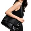 Solid Color Retro Women's Chain Bag: Large Capacity Autumn/Winter Shoulder & Crossbody Bag