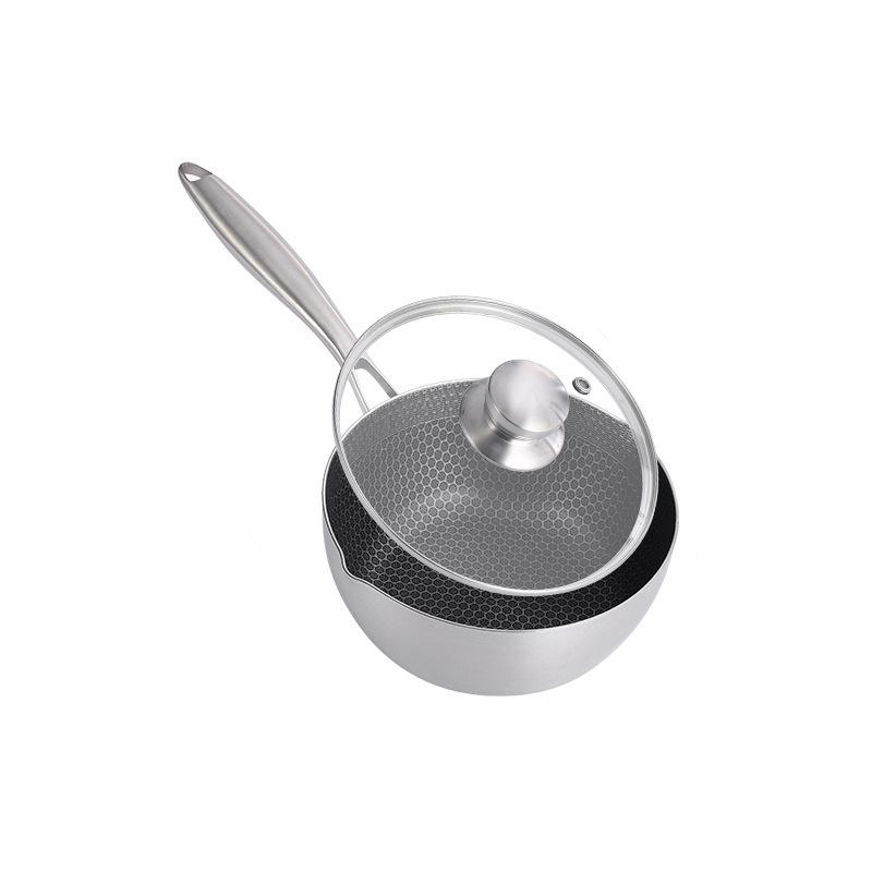 Non-stick Japanese Stainless Steel Yukihira Pot: Baby Food, Milk, Soup & Frying Pan