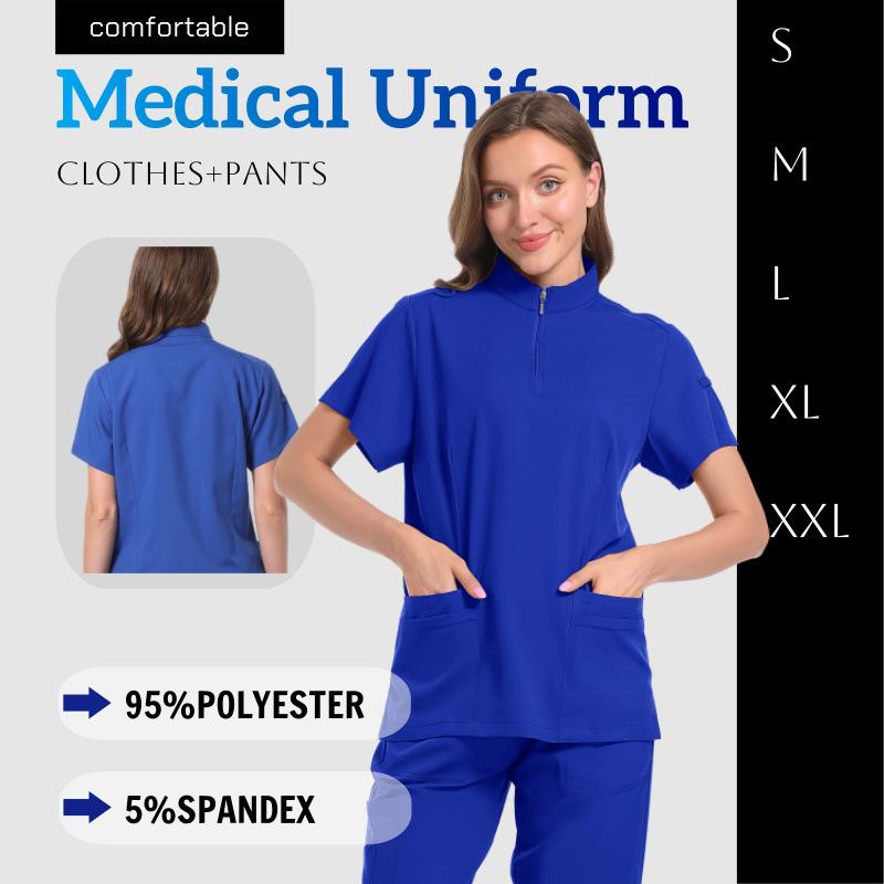 Surgical Scrubs: Short Sleeve Dental & Salon Medical Suit