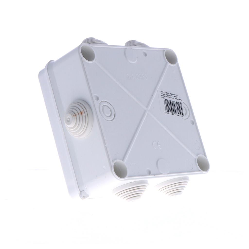 Surface-mounted box PK-4 IP55 134x134x53 with/insert 5x10 EP-Lux