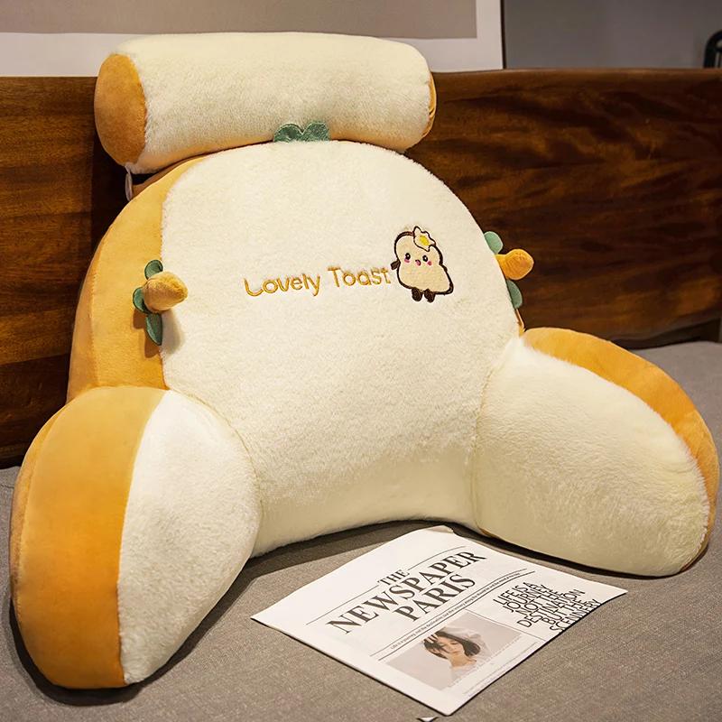 Bedhead cushion, soft bag, waist protection pillow, large backrest bed, backrest pillow, sofa, bed cushion, backrest pillow 60x45x20cm