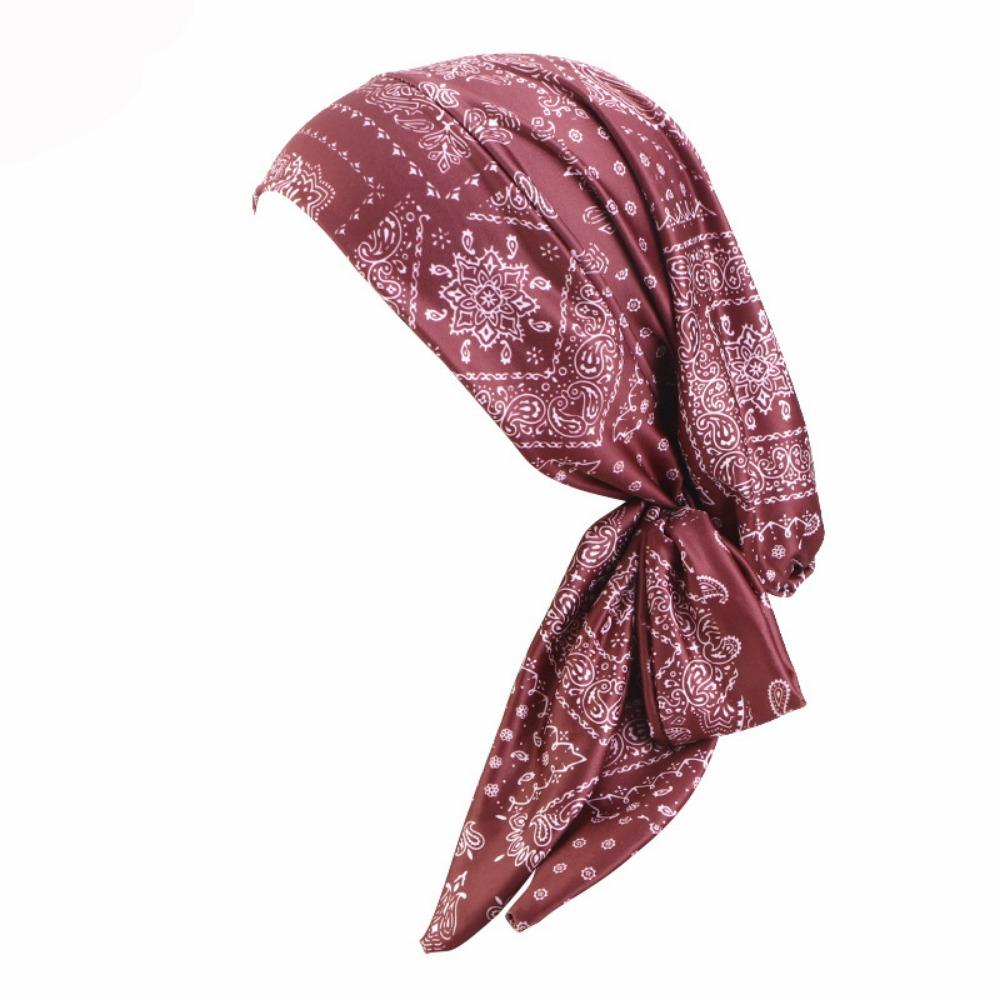 Bohemia Wind Cotton Hat Bandana Casual Chemotherapy Hat Sleep Caps Beanies Headwrap  Women National