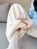 Butterfly Logo, High Waist, Loose and Flowing Figure, Casual and Loose Straight Tube, Slimming and Wide Leg Pants for Women