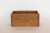 Oak Village Multi-Purpose Pen Holder, Brown, 22cm Wide x 11cm Deep x 10.8cm High, 01060-11