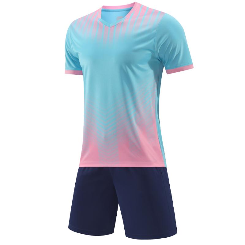 Men Football Jersey Set Custom Team Club Short Sleeved Shorts Comfortable Training Suit Running Pingpong Badmintion Clothes