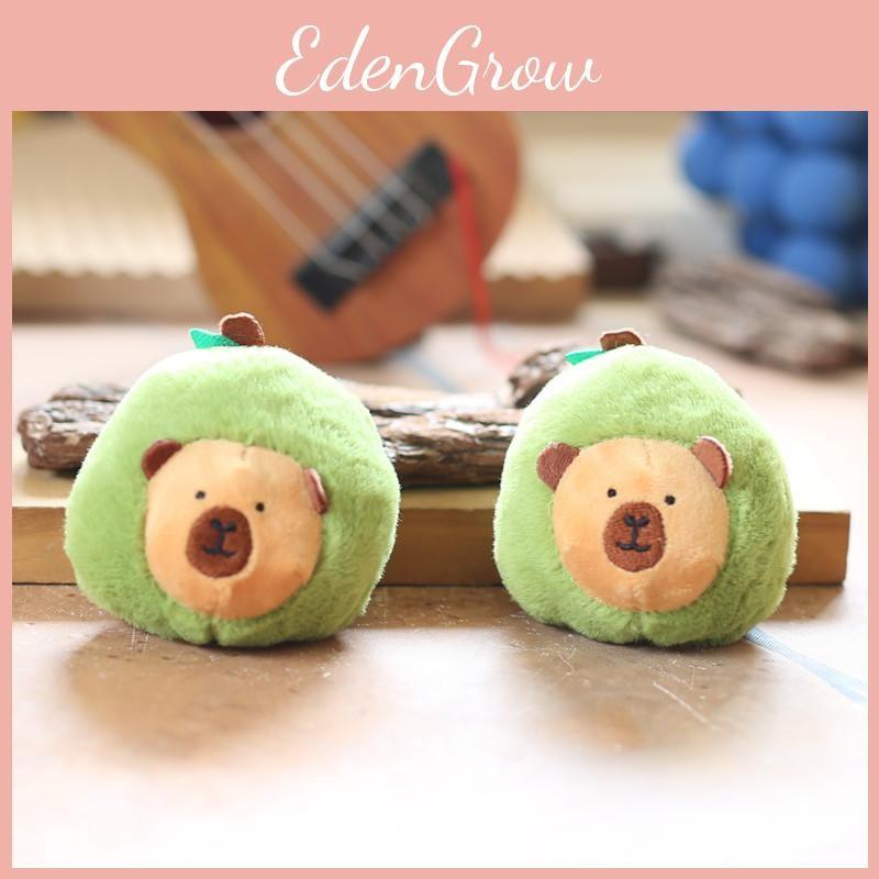 Avocado Capybara Plush Keychain Stuffed Toy Bag Pendant Gift For Teens Kids