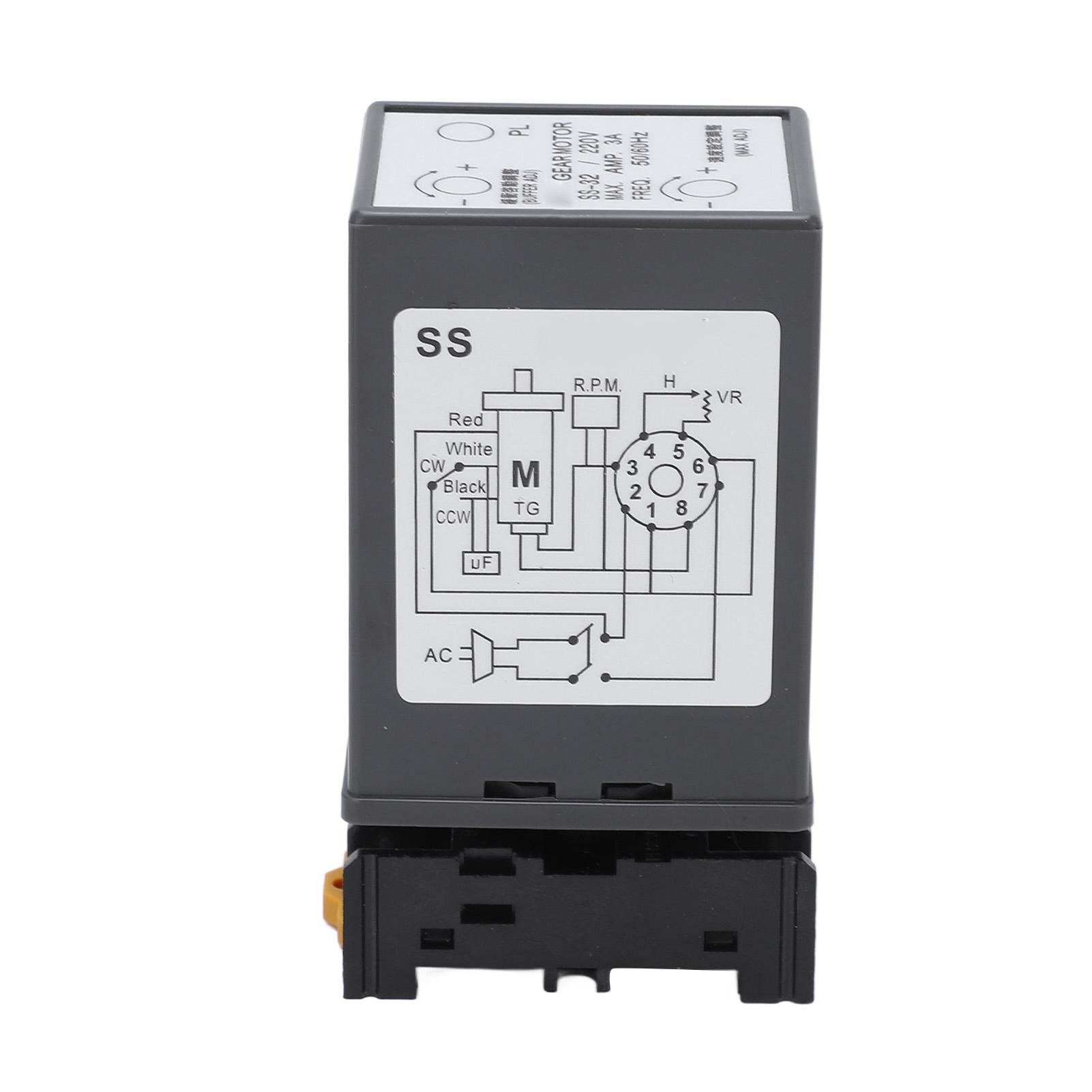 

BERM Motor Speed Controller Mini Separate Single Phase Stable Performance Motor Governor AC 220V