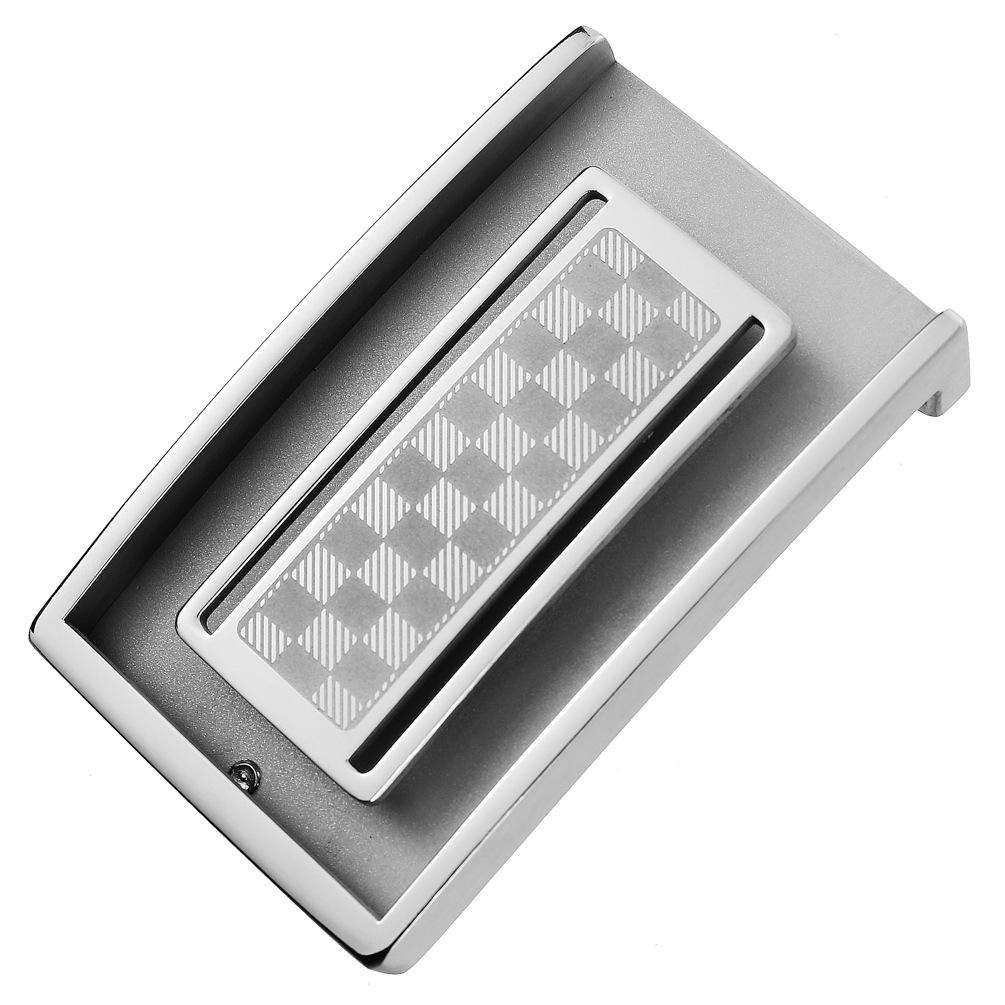 

1Pcs Smooth Stainless Steel Buckle, Business Men S Perforated Buckle Belt Buckle Ly35-61584