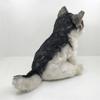 Kojote High Fidelity Anime Niedlicher Grauer Wolf Plüschtier Hund Plüschtiere Lebensechte Tiere Simulation Stofftier Kawaii Spielzeug Geschenke Kinder