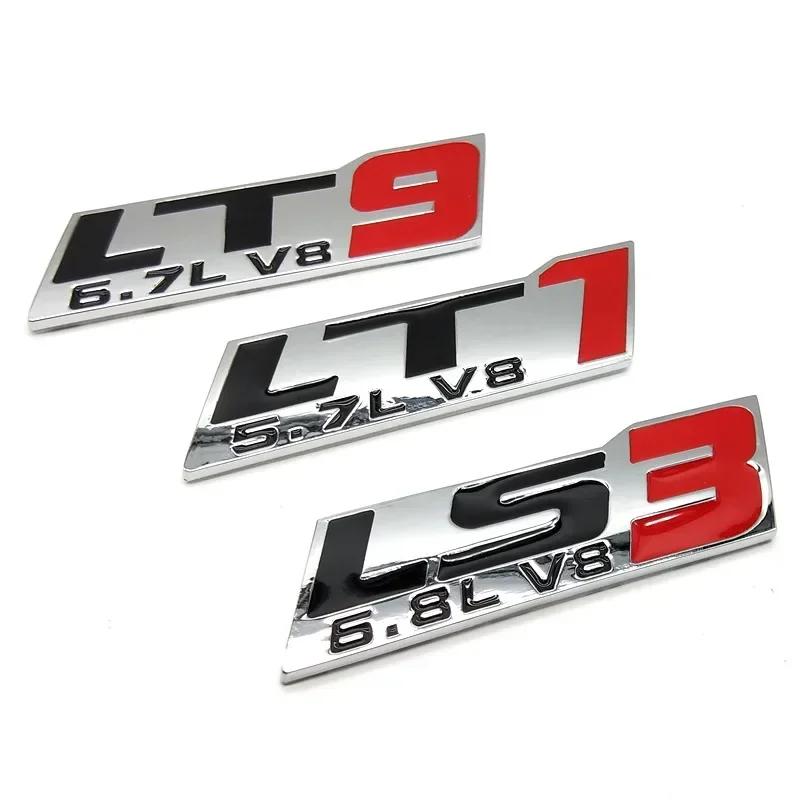 Car Body Badge LT1 LT9 LS1 LS2 LS3 LS6 LSX Rear Trunk Emblem Sticker for Jeep Volvo KIA Lexus Peugeot Dodge Subaru Hyundai