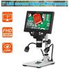 7 inch LCD digitale USB-microscoop, 1200x vergroting 12MP 1080P handheld camera videorecorder, pc-weergave