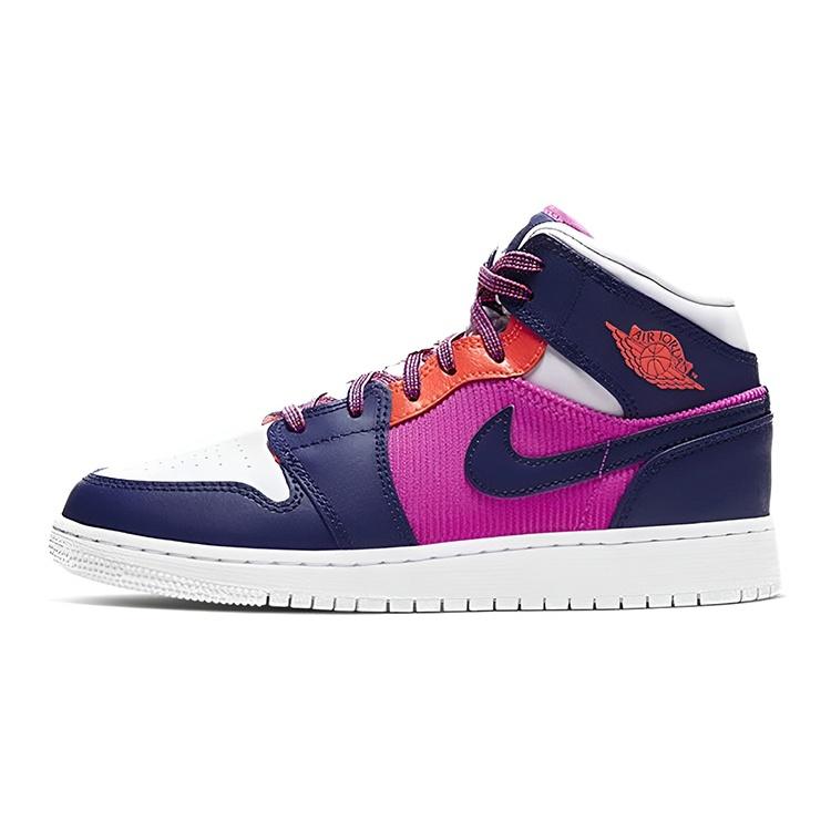 (GS) Air Jordan 1 Mid Fire Pink Kids 555112-602 EU 36.5