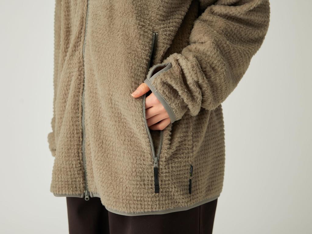 Snow Peak Thermo Control Zip Up Parka Size S SW-25AU004, Men's/Women's, Gray,