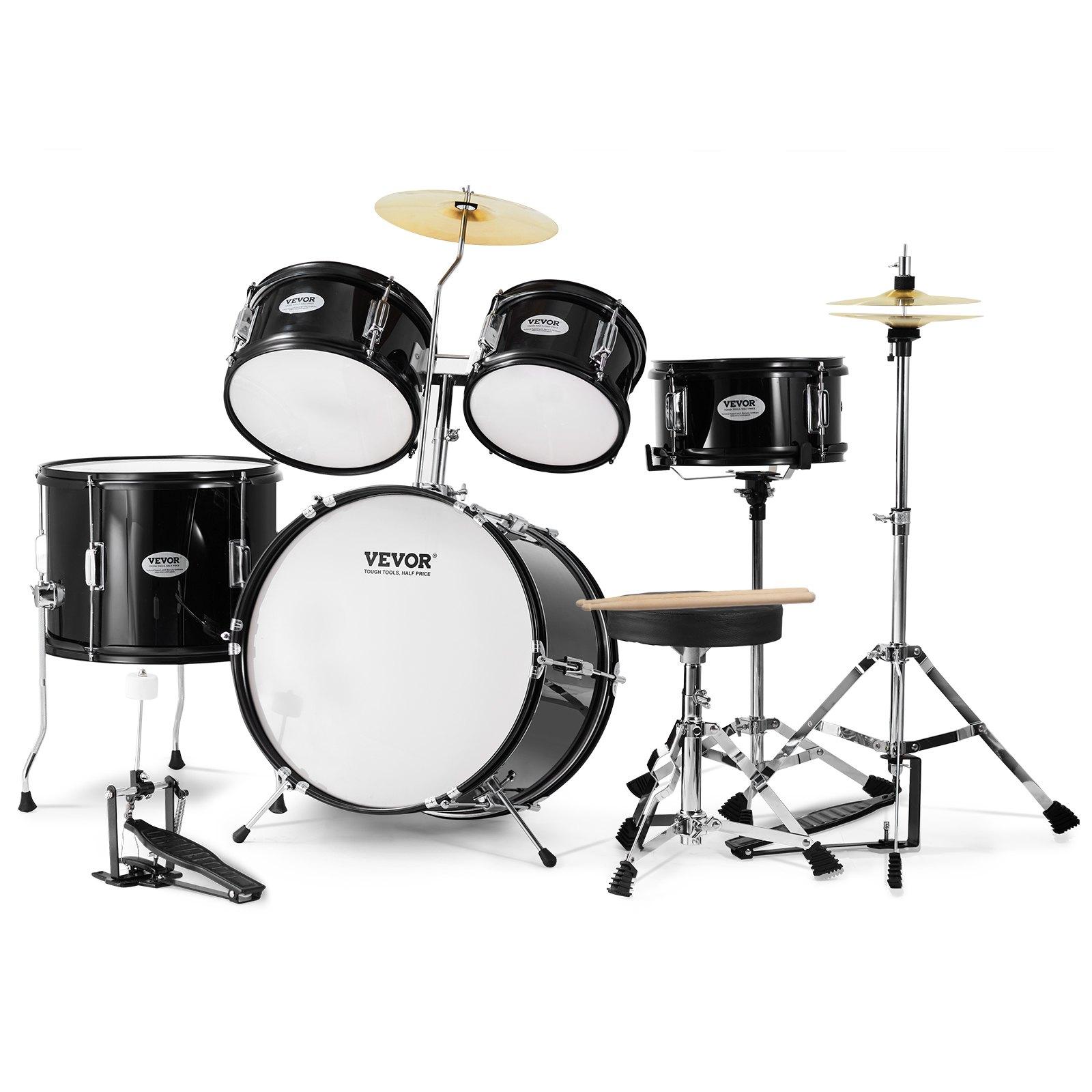 VEVOR Kids Drum Set, 5-Piece, 16