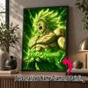Personalized Broly Diamond Art Custom Name 5D Diamond Painting Full Drill DIY Craft