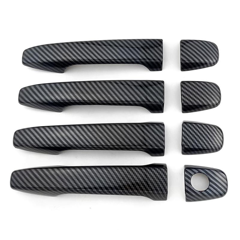 Car Upgrade Door Handle Cover Carbon Fiber For Toyota Sienna XL30 Venza Prius XW30 ZVW30 ZVW35 AE20 Avensis T270