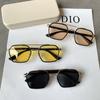 Vintage Retro Women Sunglasses Korean Fashion Double Bridge Sun Glasses Men Fishing Driving Unisex