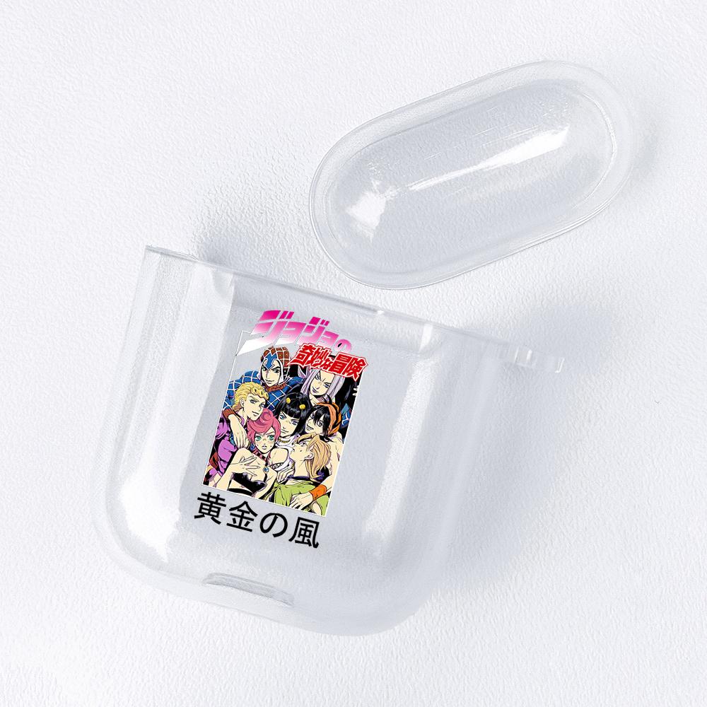 Anime Manga JoJos Bizarre Adventure Soft TPU Case for AirPods 3 2 1 Pro Cute Transparent Airpod Pro Airpod Cases Luxury