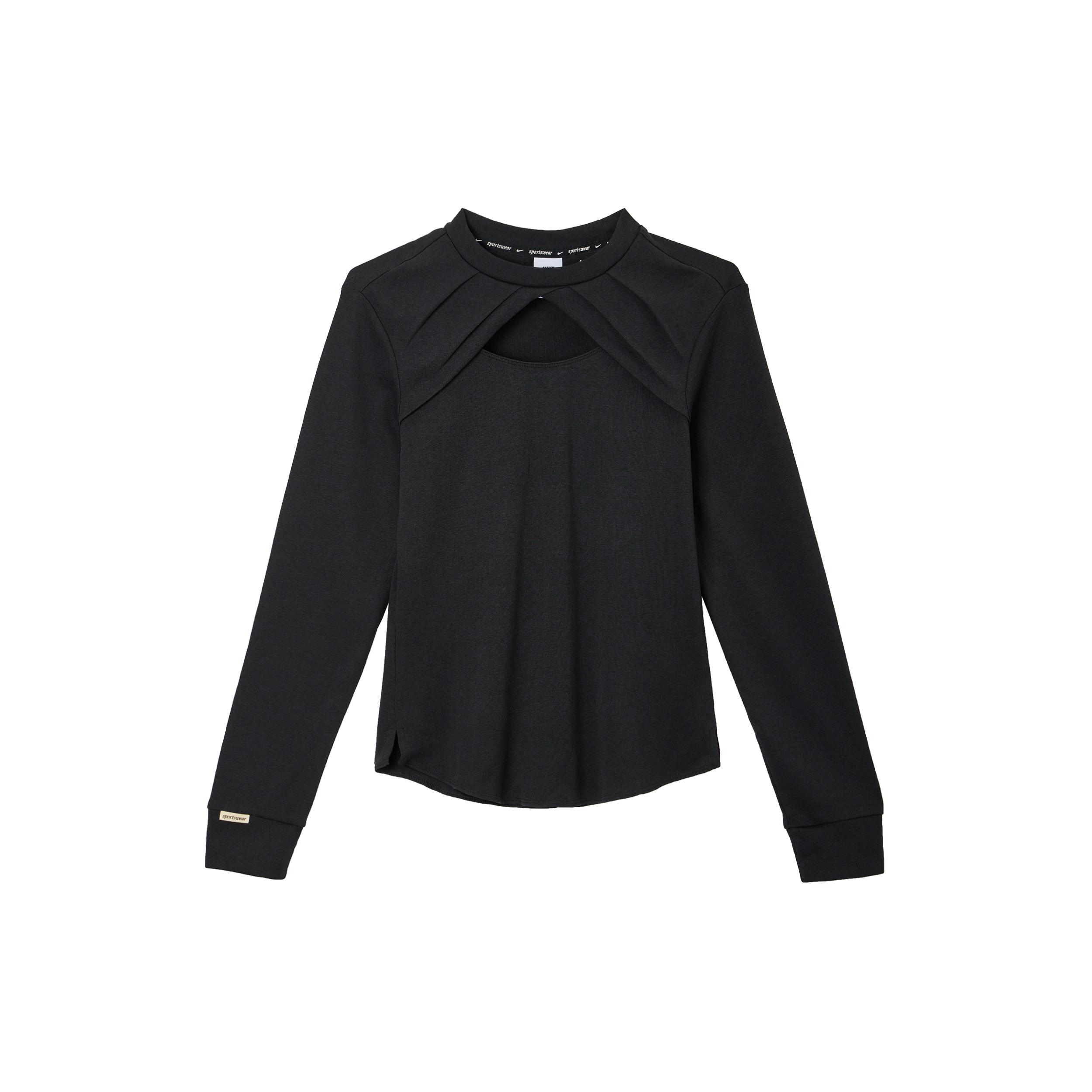 

New Nike Set in Sleeve T Shirt Women s Black DV8215-010 M