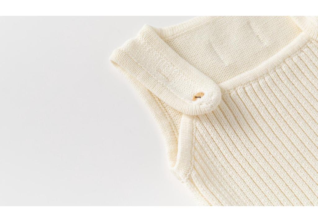 Autumn/Winter Knitwear: Unisex Baby Sweater Overalls Jumpsuit (0-1 Year Old)