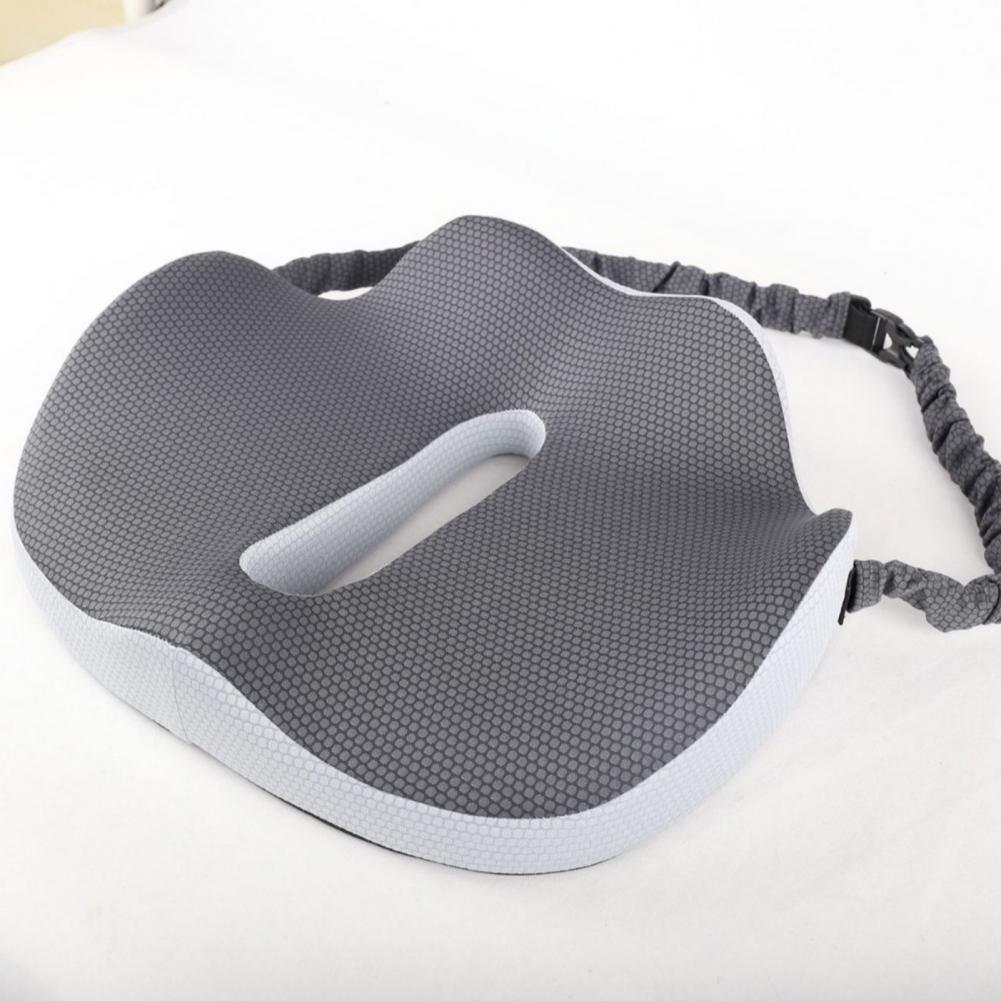 Coccyx Pain Relief Cushion Contour Cushion Memory Foam Seat Cushion for Office Workers Sciatica Relief Tailbone Wide for Car