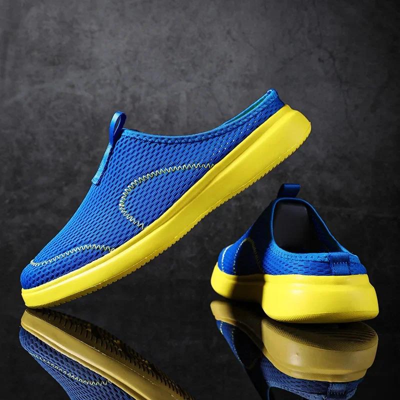 2024 Hombre Sneaker Soft Indoor Home Slides Man Non-slip Summer Outdoor Beach Sandals Flip Flops Male Footwear Big Size 48