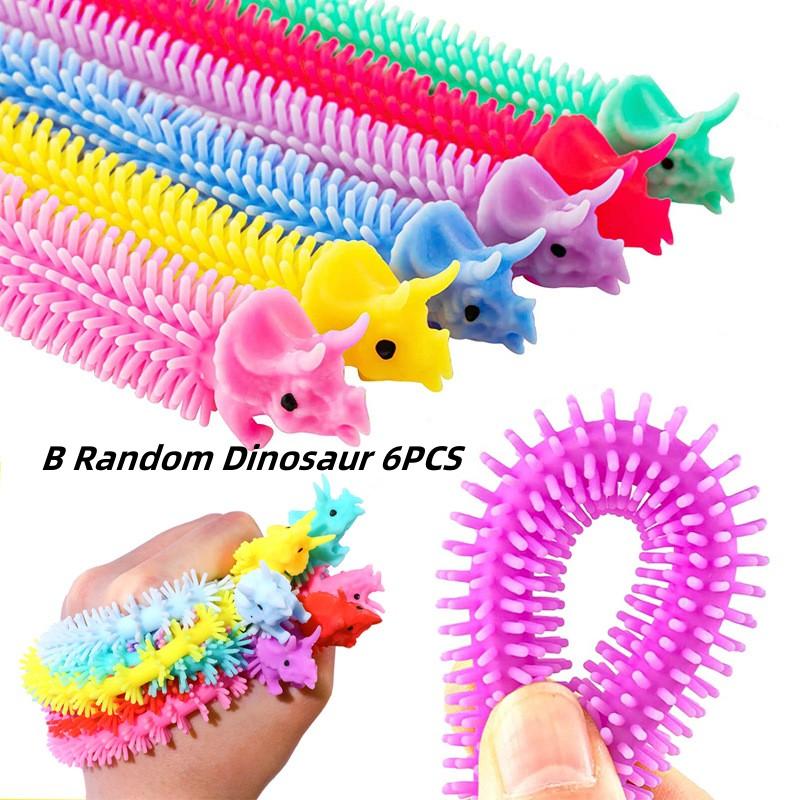 Dinosaur Bracelet New Cartoon Cute Pet TPR Decompression Pull Rope Creative Release Noodles Toy