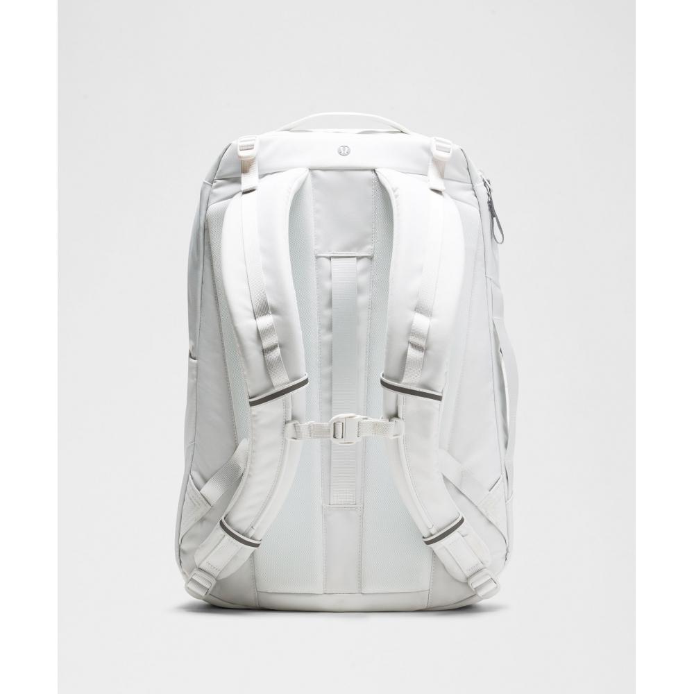 Lululemon Triple Zip Backpack 28l  Tech Canvas Vapor Asphalt Grey