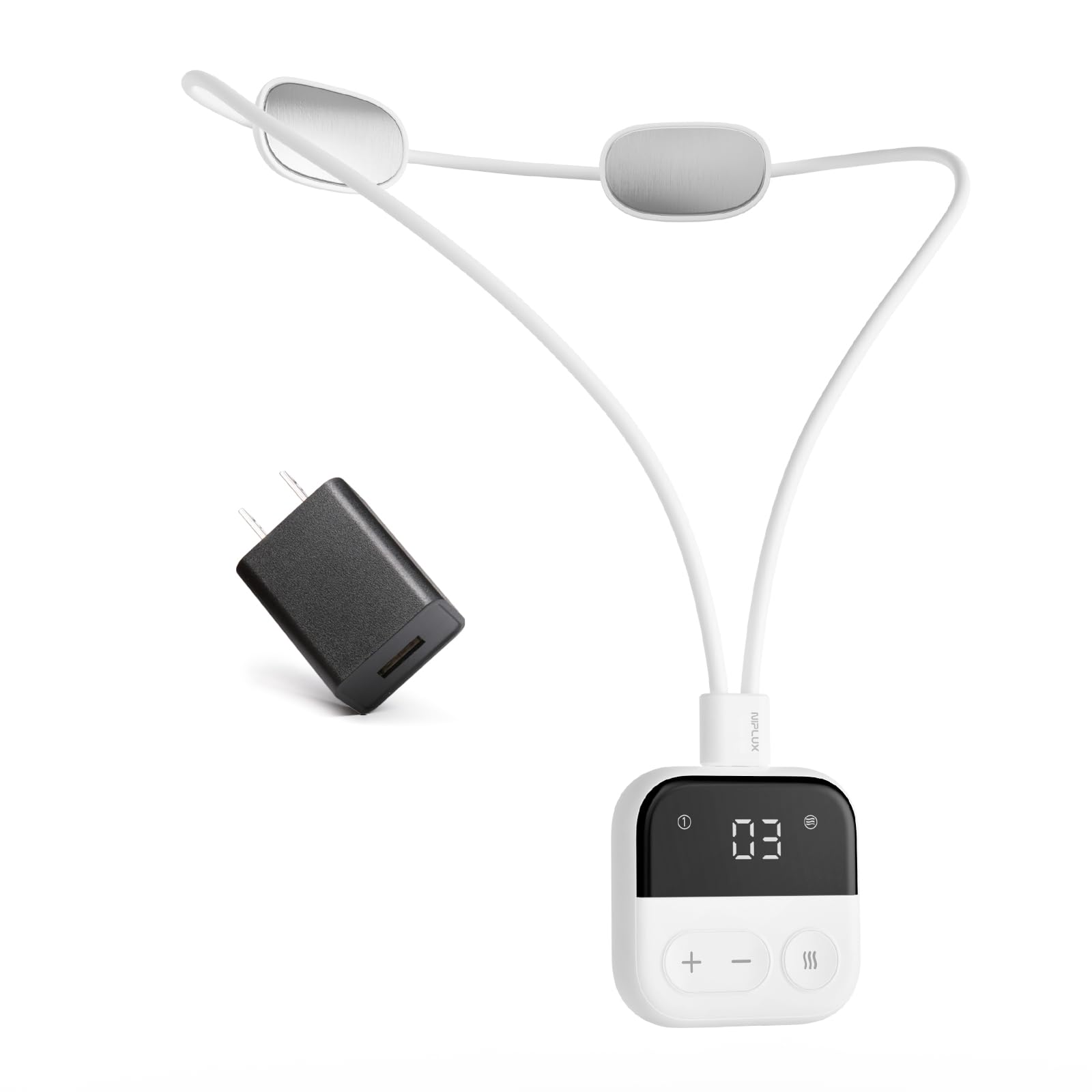 

NIPLUX NECK RELAX LOOP on Mezamashi Neck and Shoulder EMS Heating Neck Care Rechargeable Compact Lightweight Relaxation Device Relaxation Aid Neck