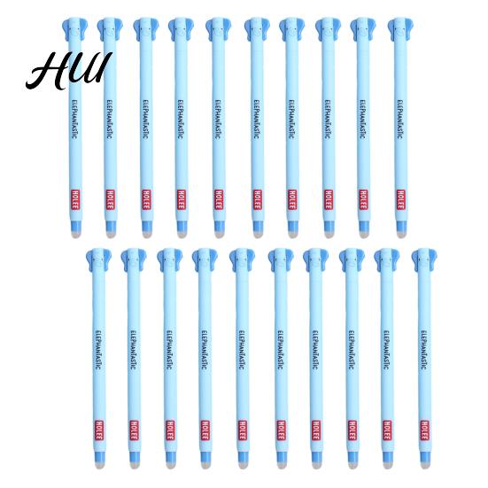 Penne Gel Carine 20 Pezzi Animali Cartoni Animati Cancellabili per Bambini Design a Cappuccio 0.7mm Penna Ricaricabile Scrittura Fluida Cancelleria Facile da Cancellare Divertenti Forniture Scolastiche Studenti