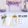 4-Piece Wedding Flower Stand Set – Durable Metal Vase Holder for Centerpieces, Balloons, and Party Decorations