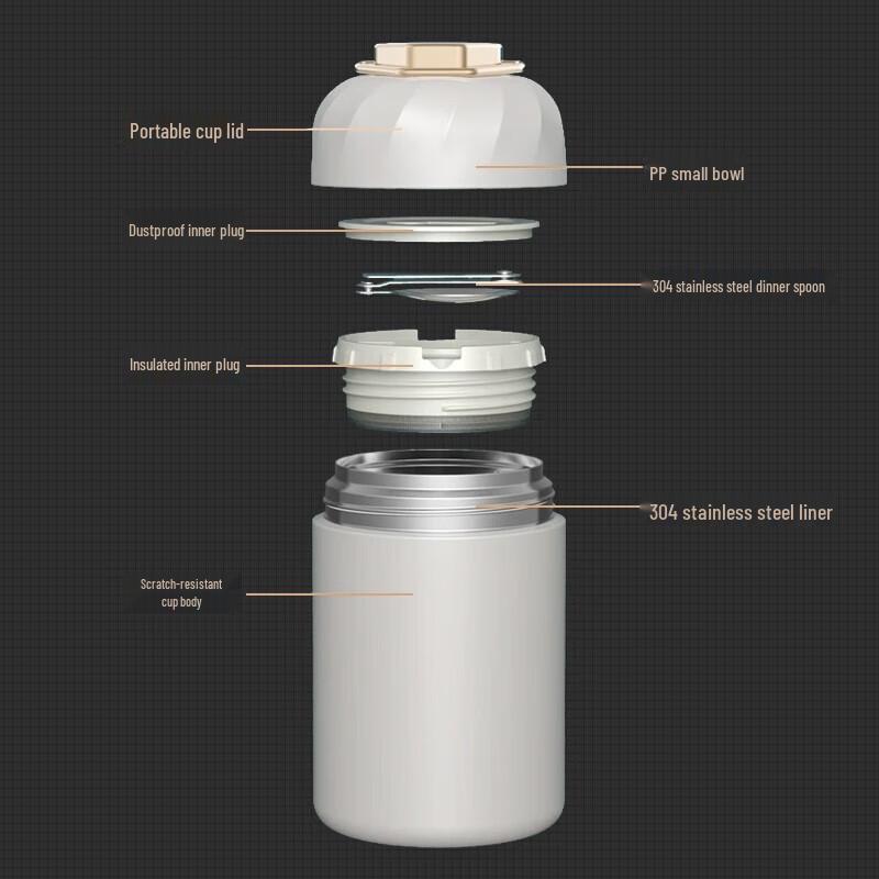 Shangheng 600ml Vacuum Insulated Food Jar