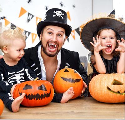 Halloween make-up rekvizity rovnátka zatahovací upíří zuby