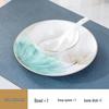 Chinese Style Gold Lotus Ceramic Dinnerware Set