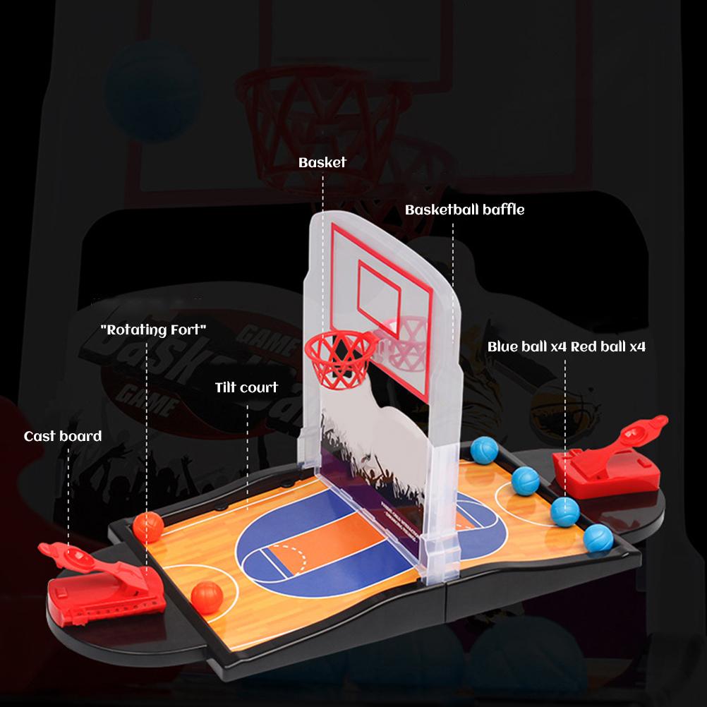 Gioco di tiro al canestro da tavolo Gioco di pallacanestro da interno da tavolo Giochi da scrivania per bambini Adulti