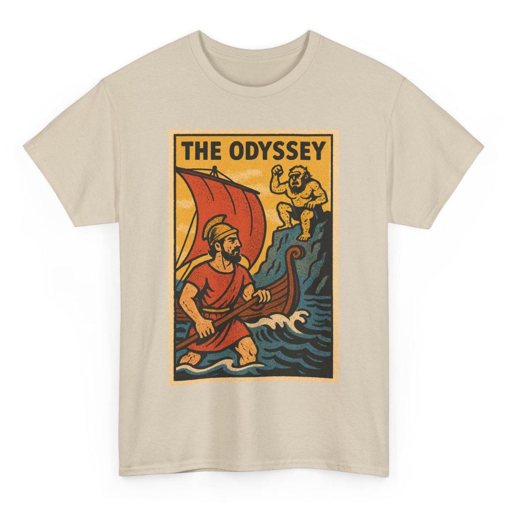 Unisexs Tshirt Limited Movie The Odyssey Of Homer Ancient Greek History Book Odyssey Tees Fashion Streetwear Cotton Breathable