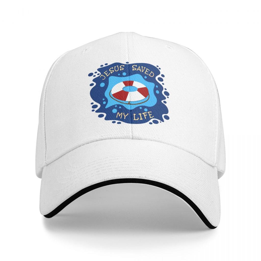 Jesus Saved My Life Baseball Cap hiking hat Beach Bag Fishing cap Big Size Hat Womens Visor Mens
