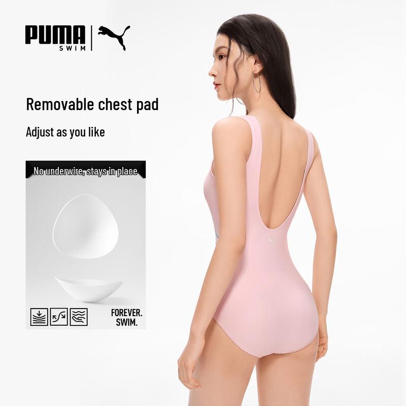 PUMA Women's Anti-bacterial One-Piece Swimsuit