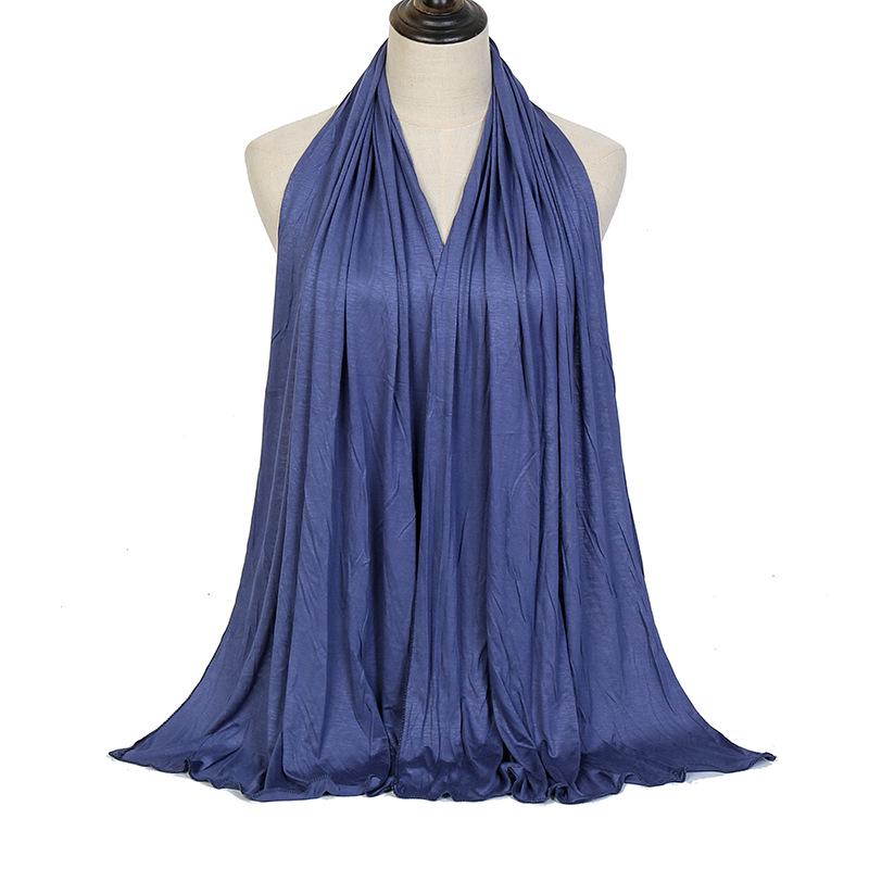 Modal Solid Color Long Scarf: High-Quality, Breathable, Soft Handfeel, Mercerized Cotton (YW125)